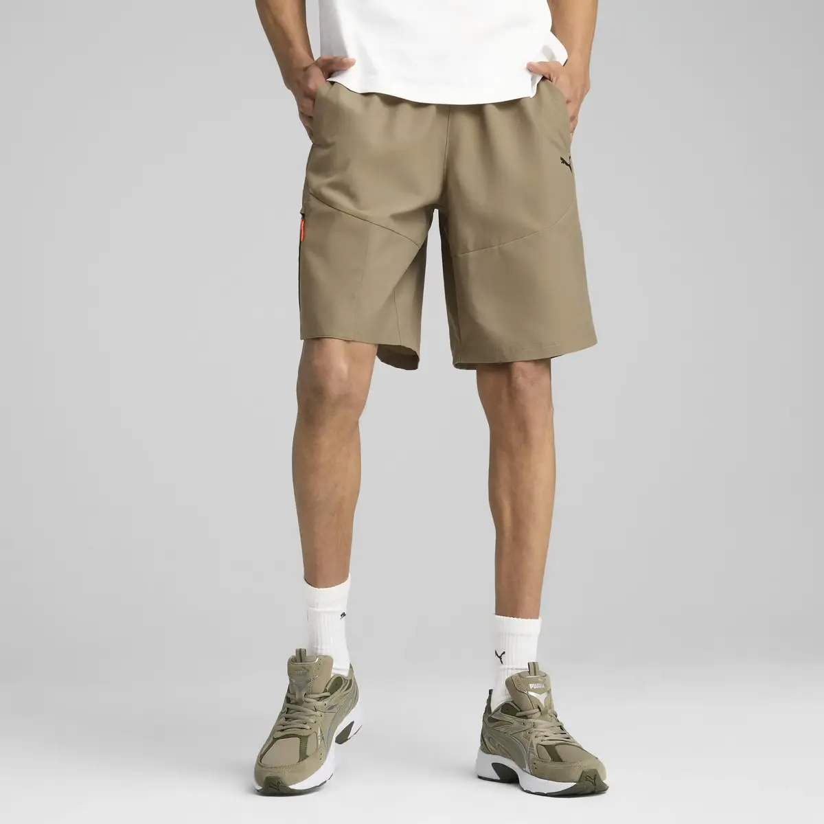 Puma PUMATECH Cargo Woven Shorts Bej Erkek Şort