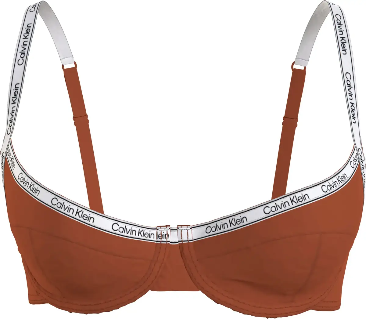 Calvin Klein BALCONETTE-UW Kadın Kahverengi Bikini Üstü