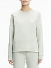 Calvin Klein MICRO LOGO ESS SWEAT Kadın Yeşil Sweatshirt