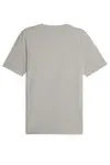 Puma ESS ELEVATED Embroidered Tee Gri Erkek T-Shirt