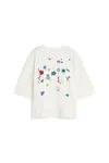 Puma X LIBERTY Graphic Tee Kırık Beyaz Kadın T-Shirt