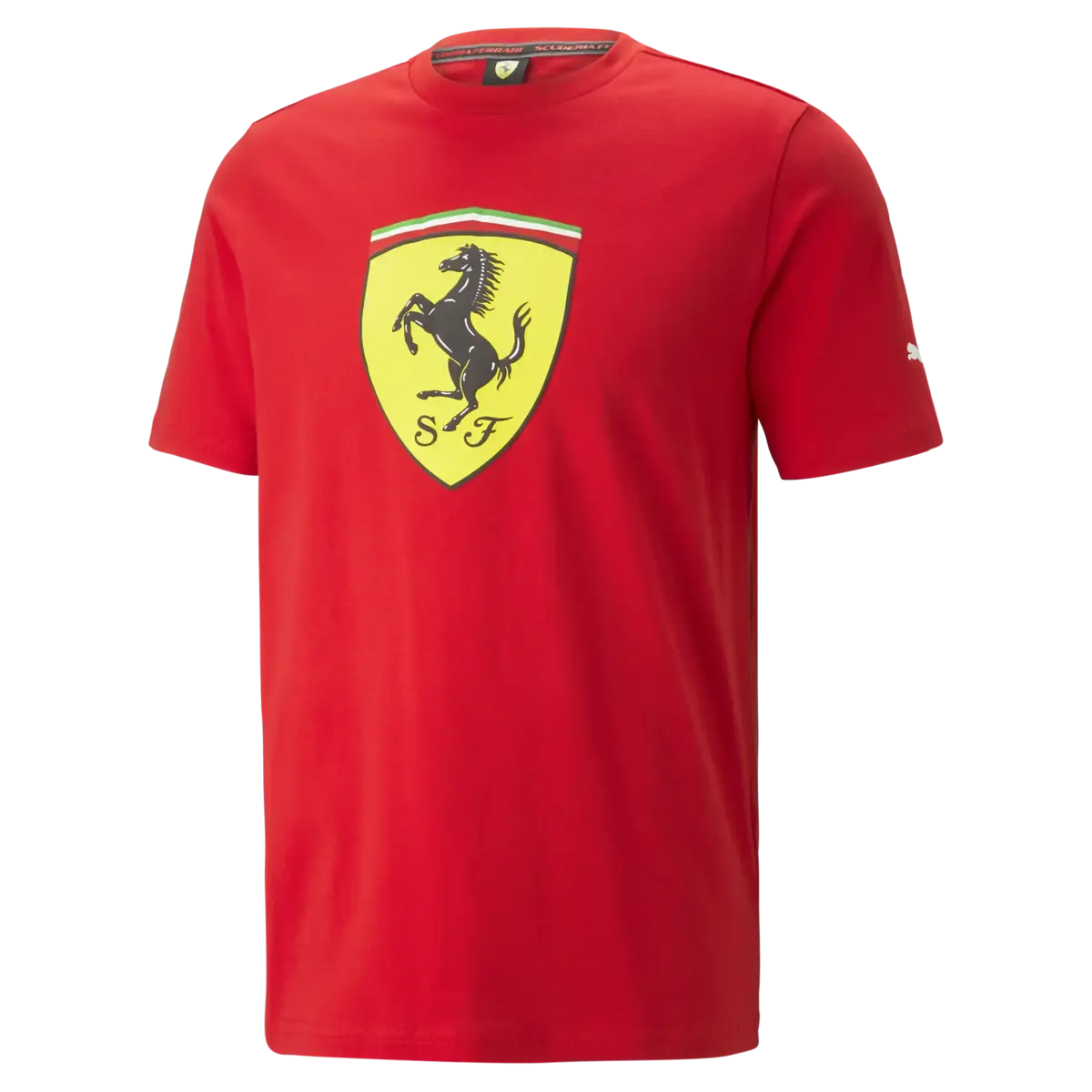 Puma Ferrari Race Big Shld T Clrd Kırmızı Erkek T-Shirt