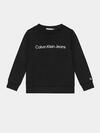Calvin Klein INST. LOGO REGULAR C, BEH Siyah Çocuk Sweatshirt