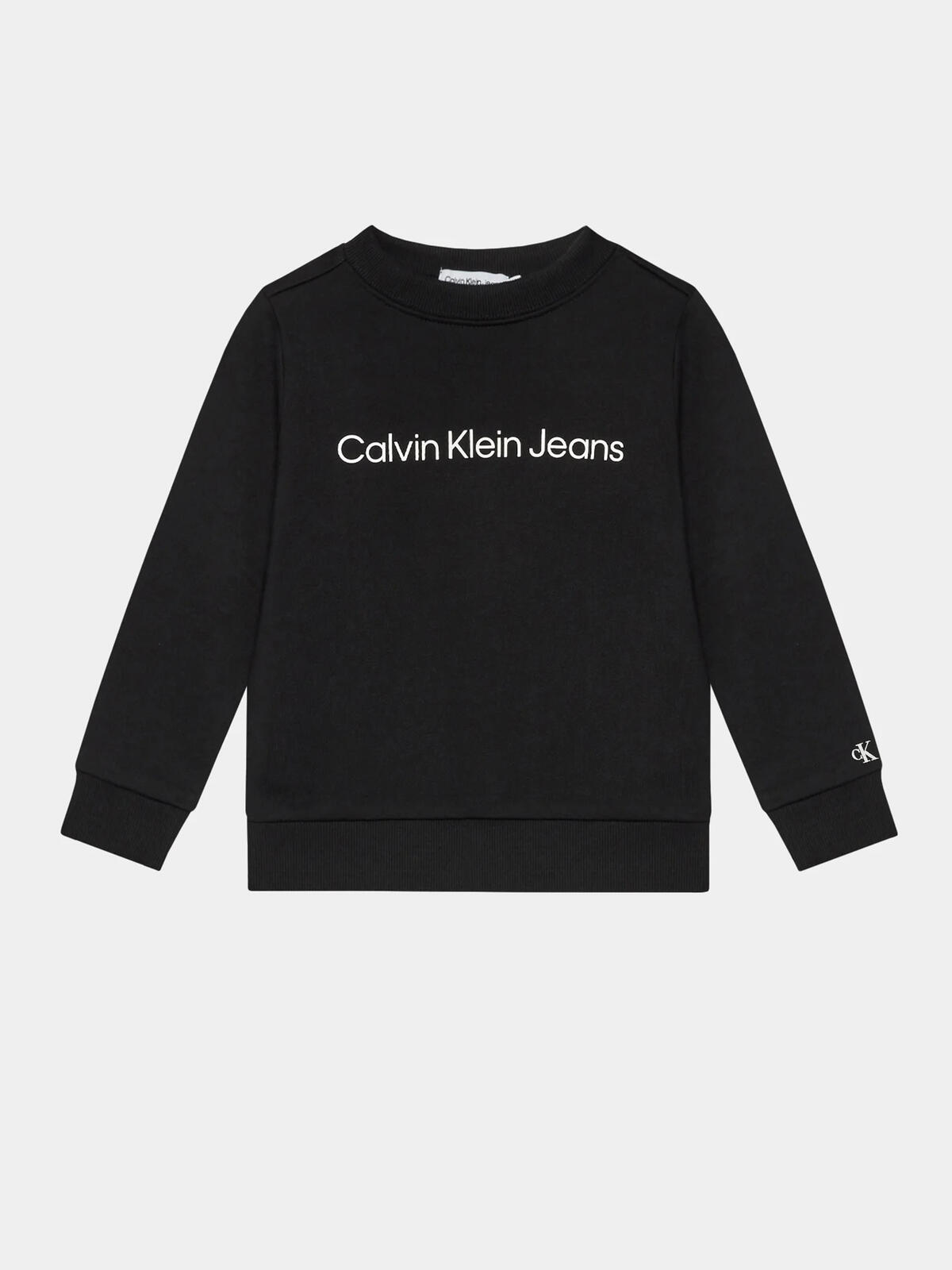 Calvin Klein INST. LOGO REGULAR C, BEH Siyah Çocuk Sweatshirt