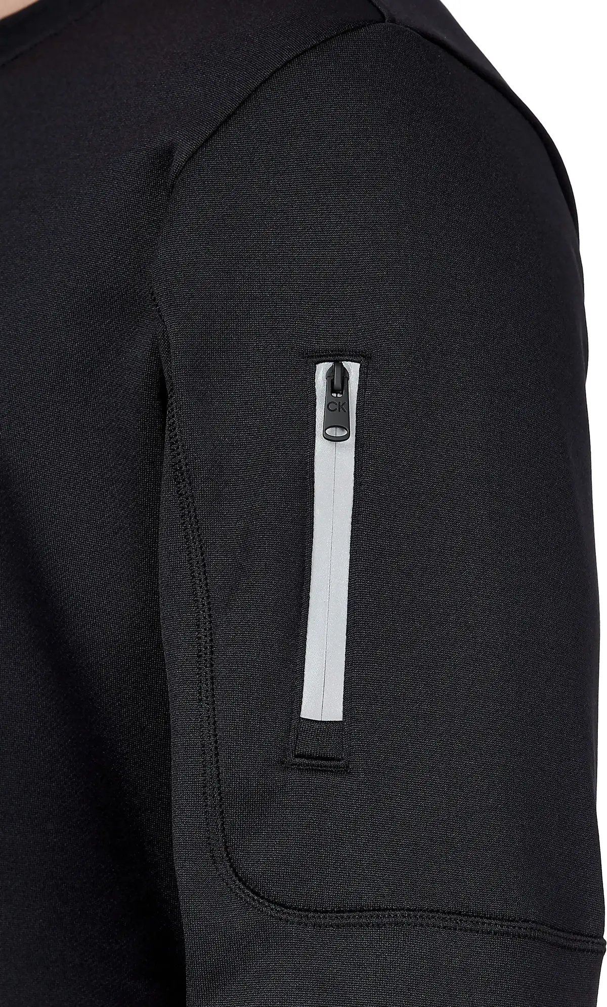 Calvin Klein PW - Pullover Erkek Siyah Sweatshirt