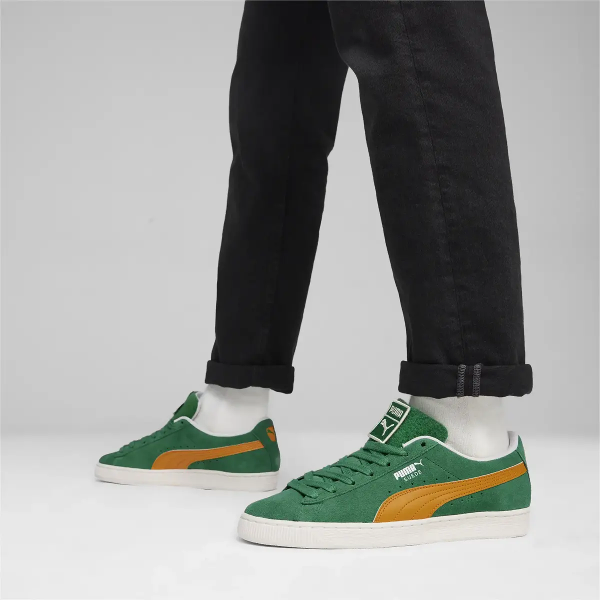 Puma Suede Patch Yeşil Unisex Günlük Spor Ayakkabı