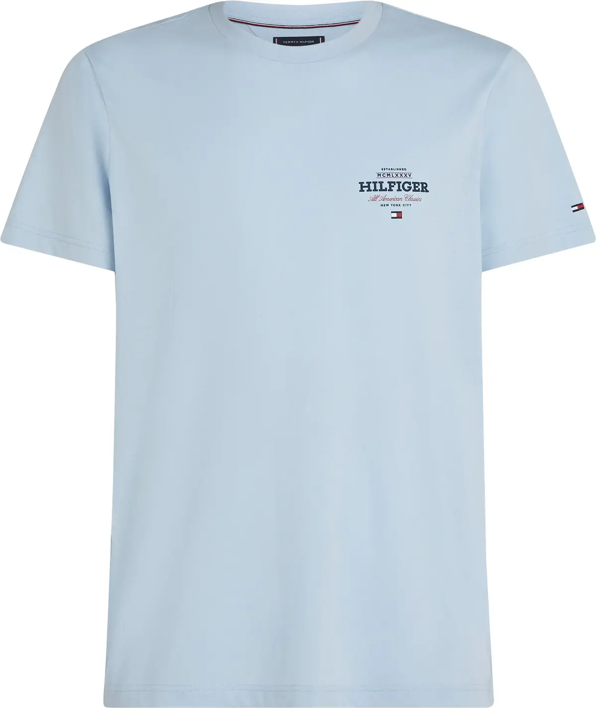 Tommy Hilfiger MONOTYPE ALL AMERICA, C1O Mavi Erkek T-Shirt & Polo