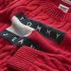 Tommy Hilfiger TJW BXY CENTER FLAG Kadın Kırmızı Kazak