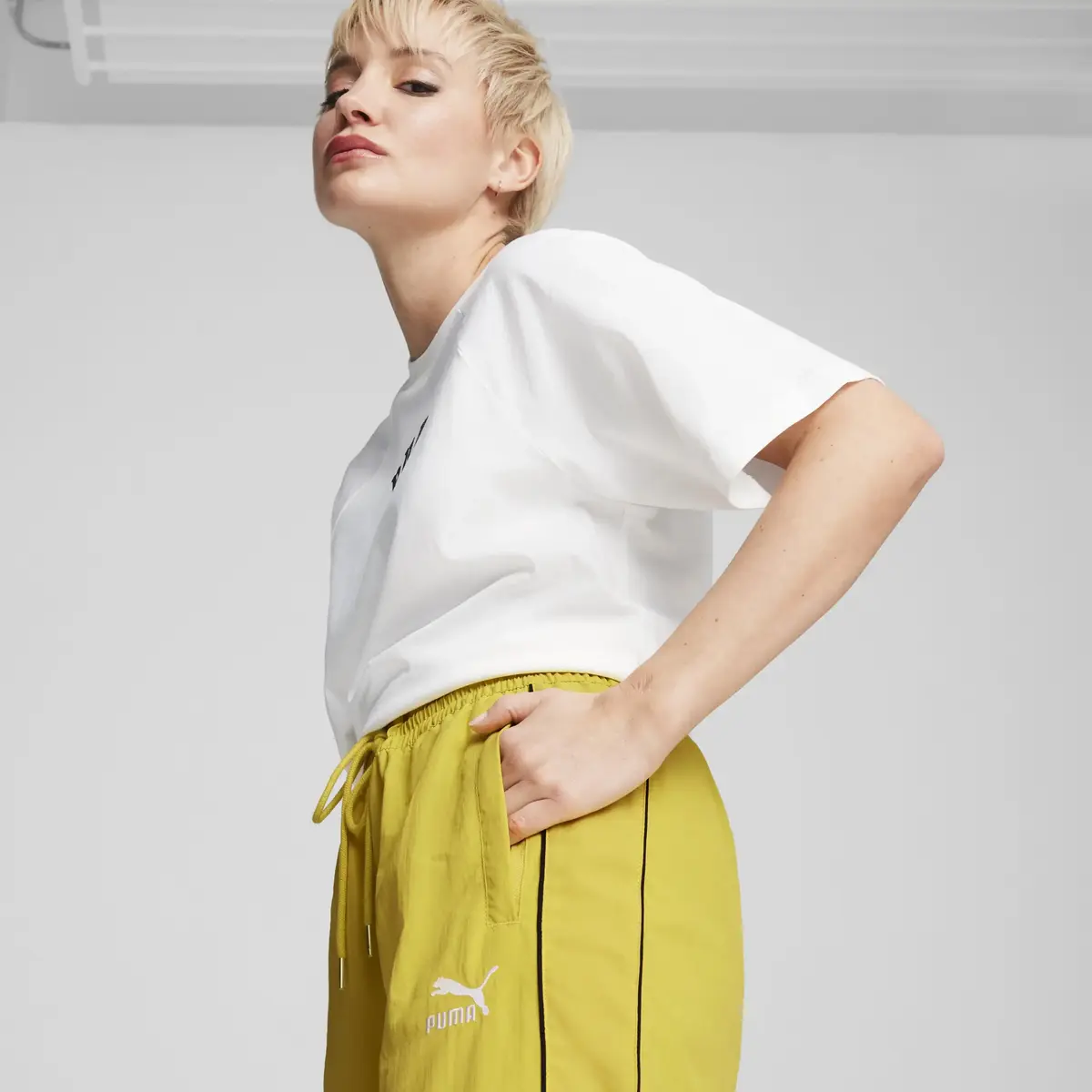 Puma T7 Track Pants Turuncu Kadın Eşofman Altı