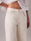 Calvin Klein LOW RISE BAGGY CHALK WHITE Beyaz Kadın Jeans Calvin Klein LOW RISE BAGGY CHALK WHITE Beyaz Kadın Jeans