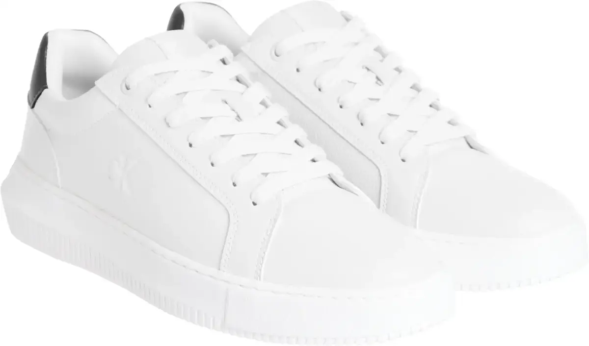 Calvin Klein CHUNKY CUPSOLE LTH M, 01W Beyaz Erkek Spor Ayakkabı & Sneaker