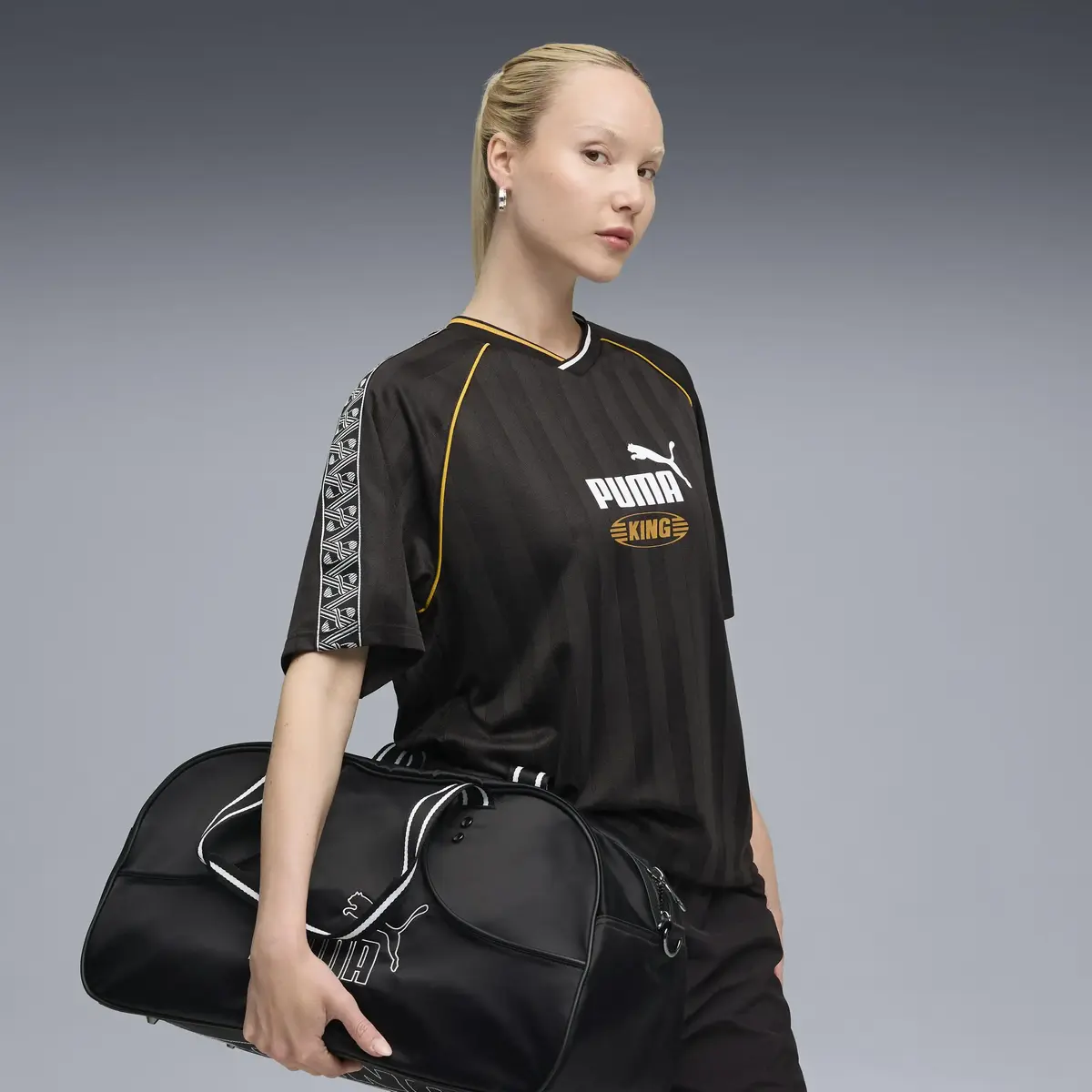 Puma KING Relaxed Football Jersey Siyah Unisex Forma