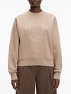 Calvin Klein TONAL EMB GRAPHIC SW Kadın Kahverengi Sweatshirt
