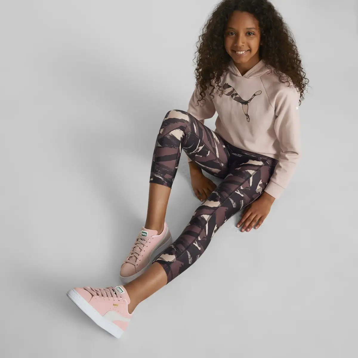 Puma Modern Sports Hoodie Bej Kız Çocuk Hoodie
