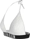 Calvin Klein TRIANGLE-RP, YAA Beyaz Kadın Bikini Üstü