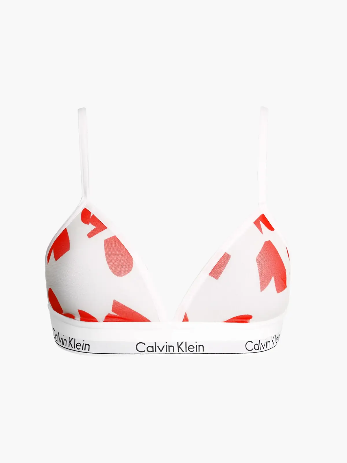 Calvin Klein LGHT LINED TRIANGLE Kadın Beyaz Sütyen