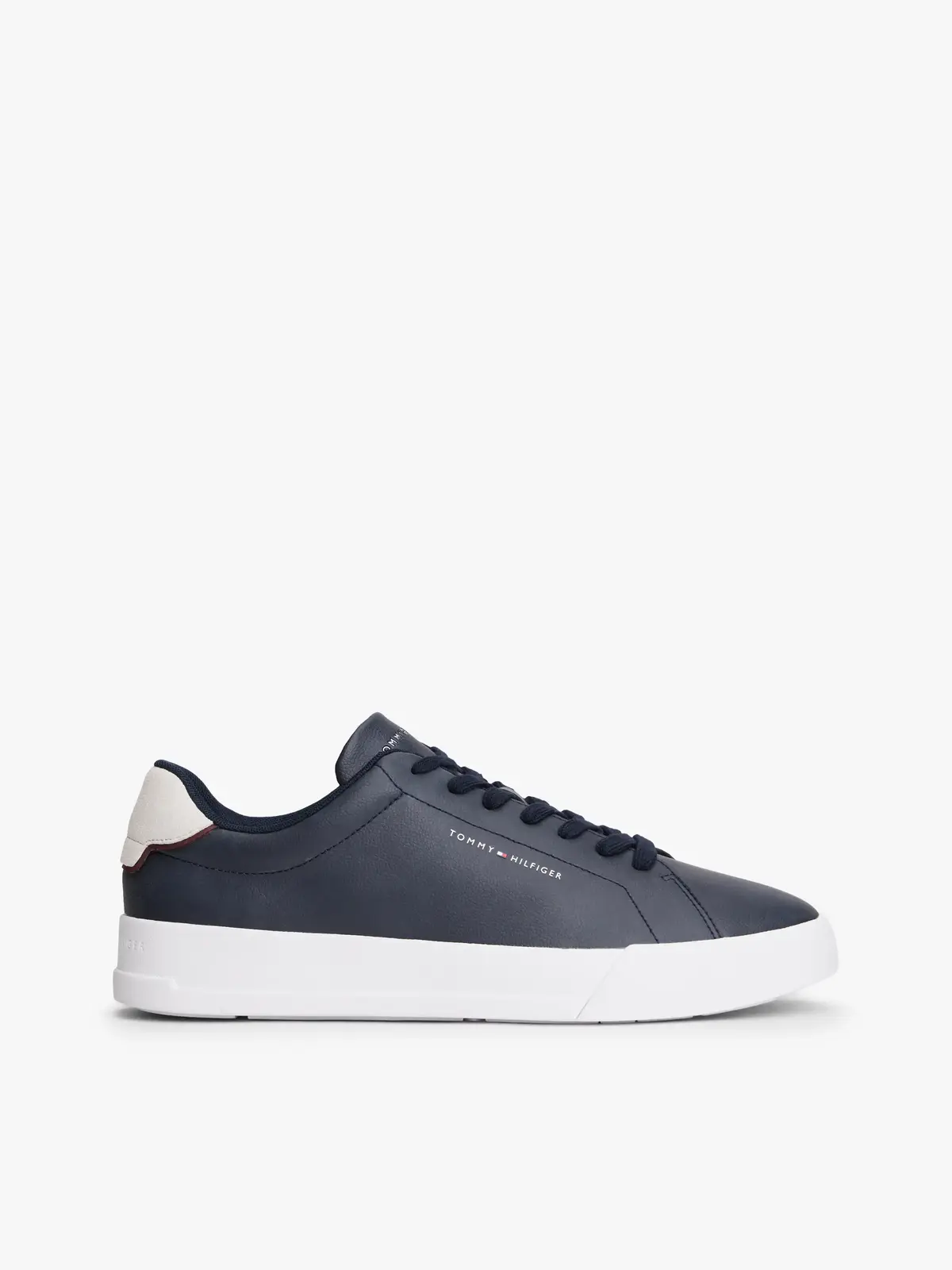 Tommy Hilfiger TH COURT LTH DETAIL, DW5 Siyah Erkek Spor Ayakkabı & Sneaker