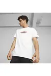 Puma Ferrari Race Graphic Tee 1 Beyaz Erkek T-Shirt