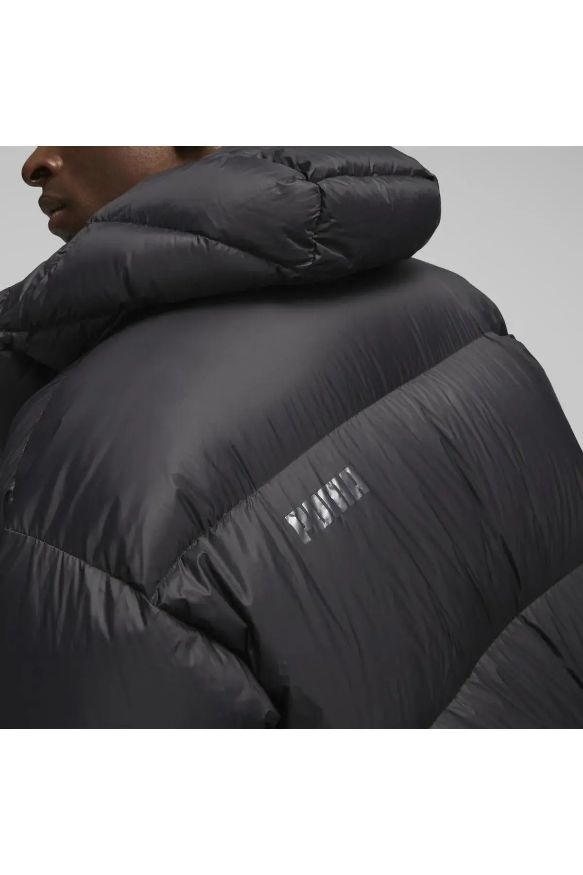Puma Hooded Ultra Down Puffer Jacket Siyah Erkek Kapüşonlu Şişme Mont