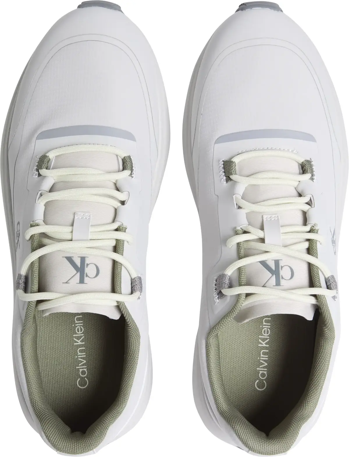 Calvin Klein ATHLEISURE RUNNER TE, 0IS Beyaz Erkek Spor Ayakkabı & Sneaker