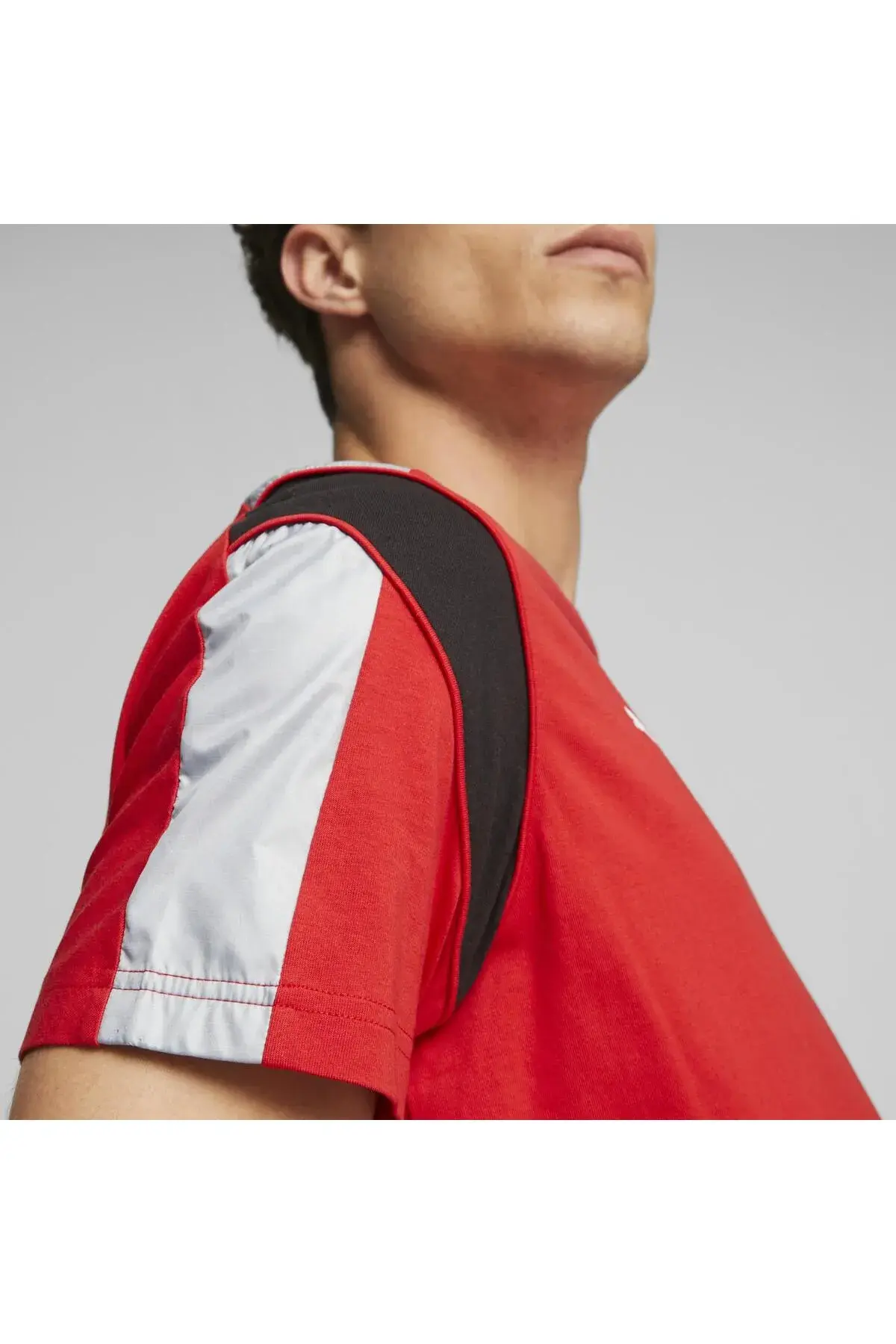 Puma Ferrari Race MT7 Tee Kırmızı Erkek T-Shirt