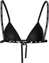 Calvin Klein TRIANGLE-RP-PRINT Kadın Siyah Bikini Üstü