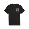 Puma MEN’S GRAPHIC RUN EMBLEM TEE Siyah Erkek T-Shirt