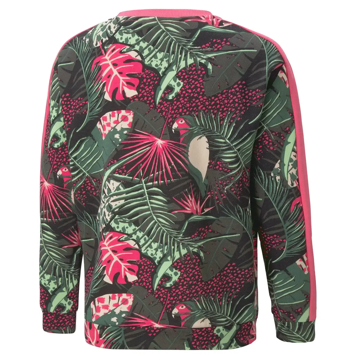 Puma T7 Vacay Queen Aop Siyah Çocuk Sweatshirt