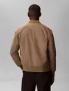 Calvin Klein LS MATTE BOMBER JACK Kahverengi Erkek Fermuarlı Ceket