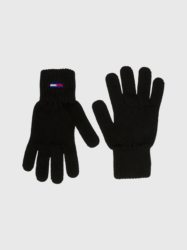 Tommy Hilfiger TJW FLAG GLOVES Kadın Siyah Eldiven
