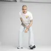 Puma GRAPHICS Icon Tee Beyaz Erkek T-Shirt