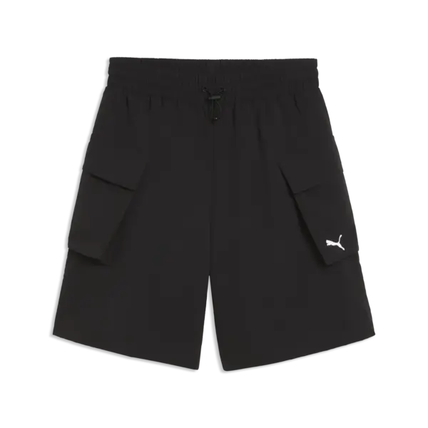 Puma WARDROBE ESS Cargo Shorts 8 Siyah Kadın Şort