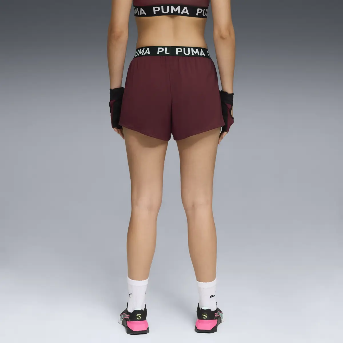 Puma STRONG 3" Knit Short Bordo Kadın Şort
