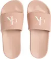 Calvin Klein SLIDE MONOGRAM WN, TCP Pembe Kadın Terlik