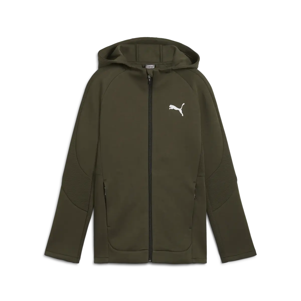 PUMA EVOSTRIPE FZ Hoodie DK Yeşil Erkek Çocuk Sweatshirt