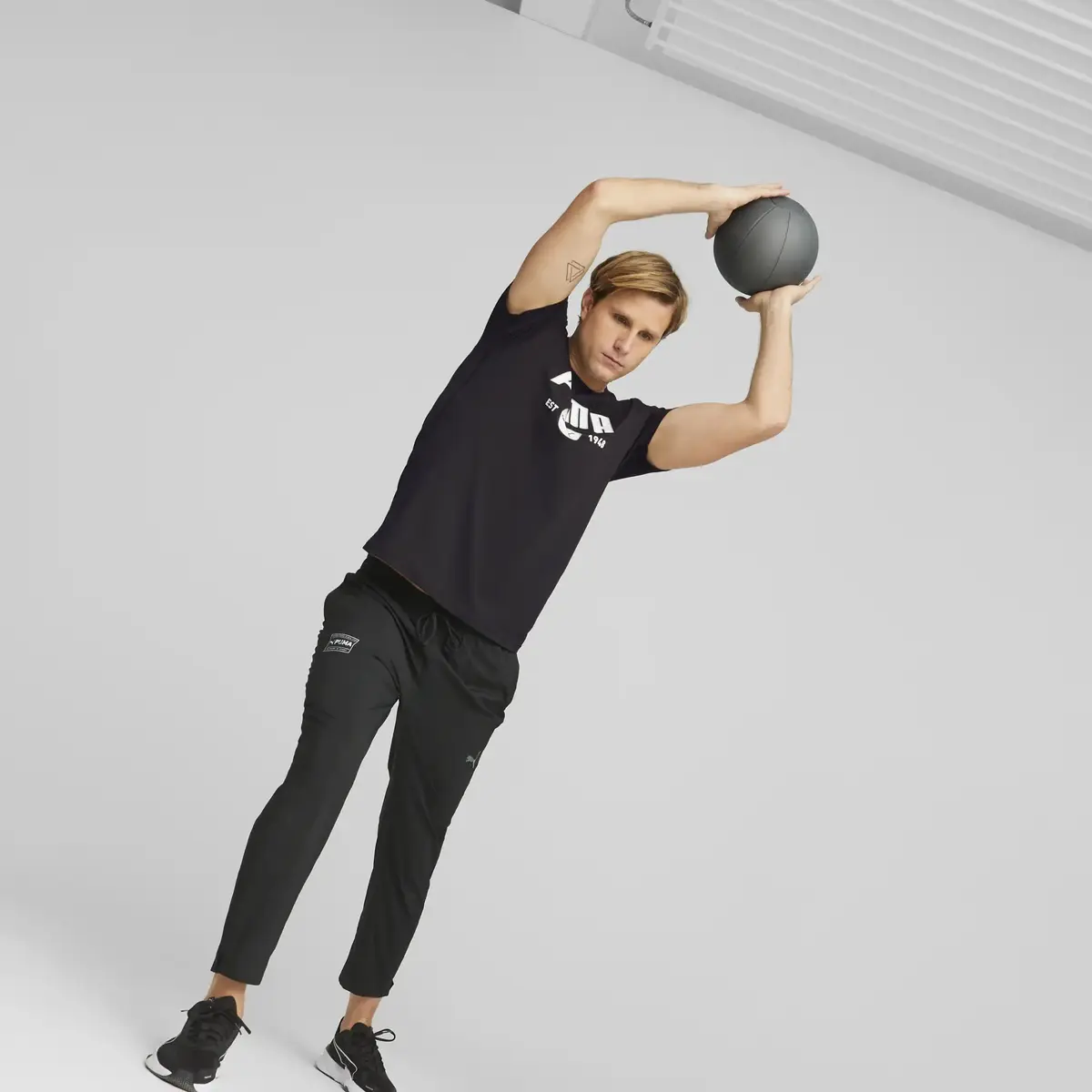 Puma PERFORMANCE TRAINING TEE Siyah Erkek T-shirt