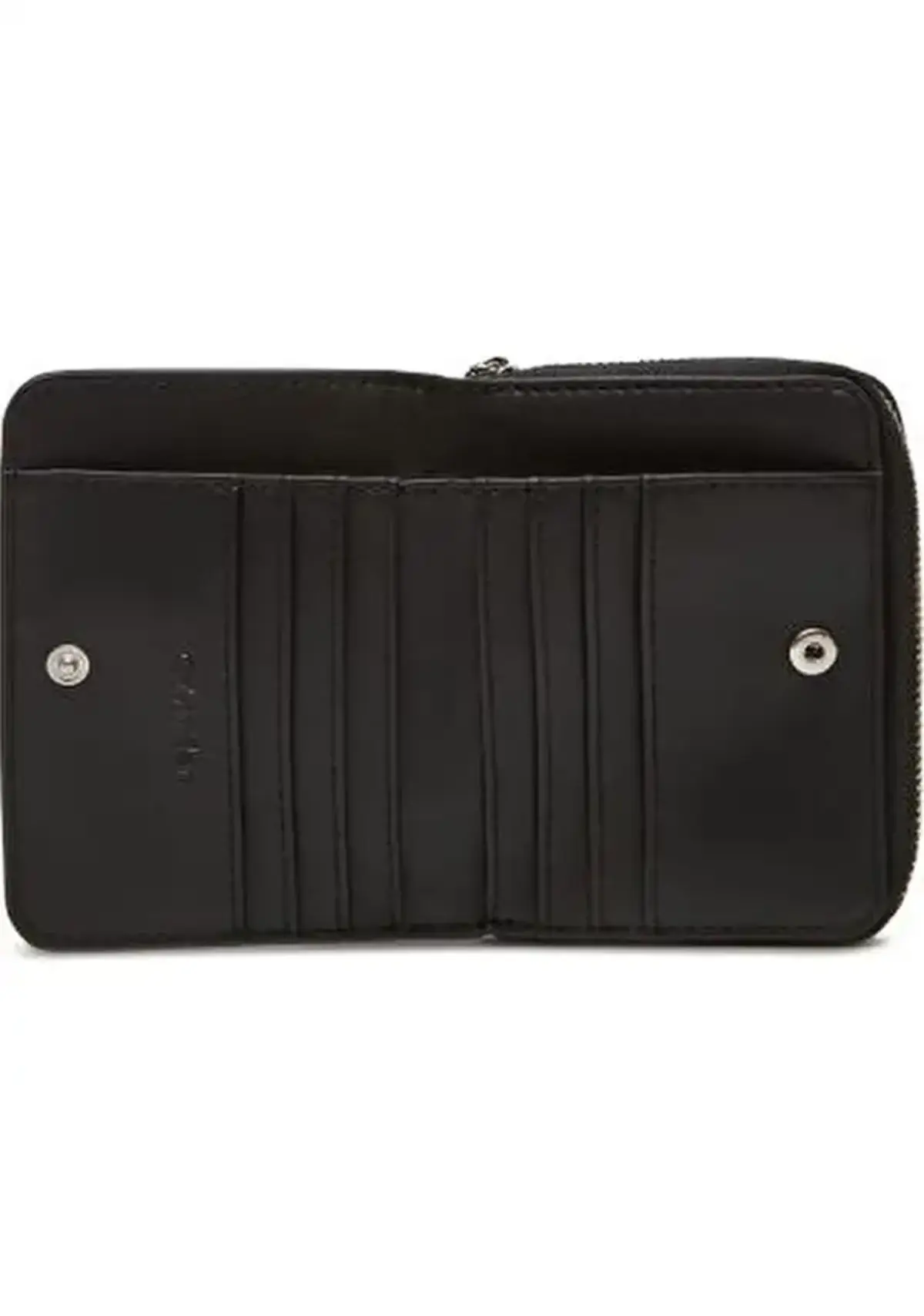 Calvin Klein CK MUST AOP MD ZIP AROUND W FLAP Siyah Kadın Cüzdan