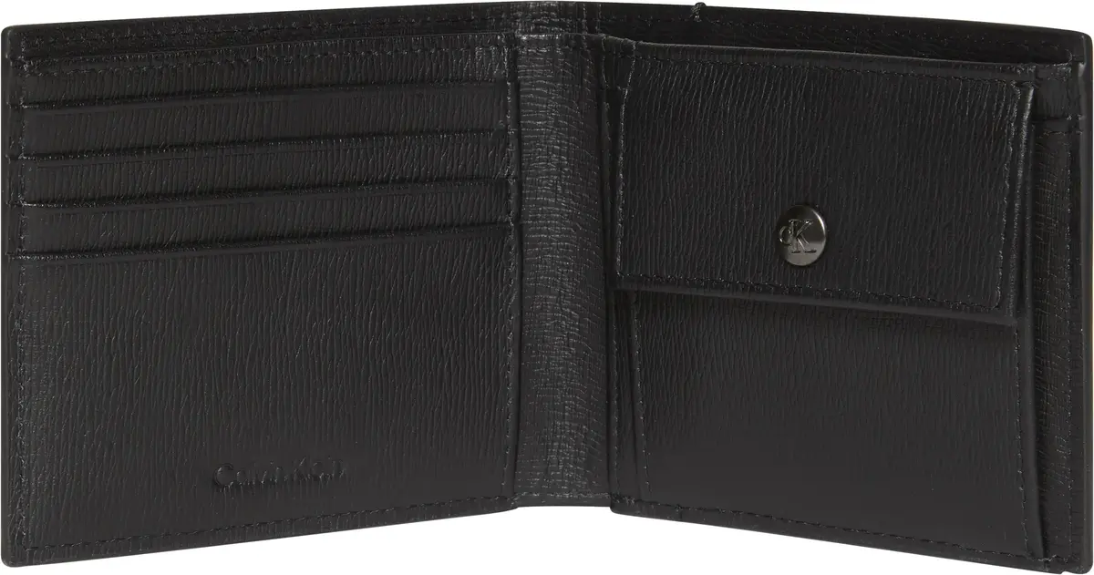 Calvin Klein SAFFIANO EW BILLFOLD, UB1 Siyah Erkek Çanta & Cüzdan