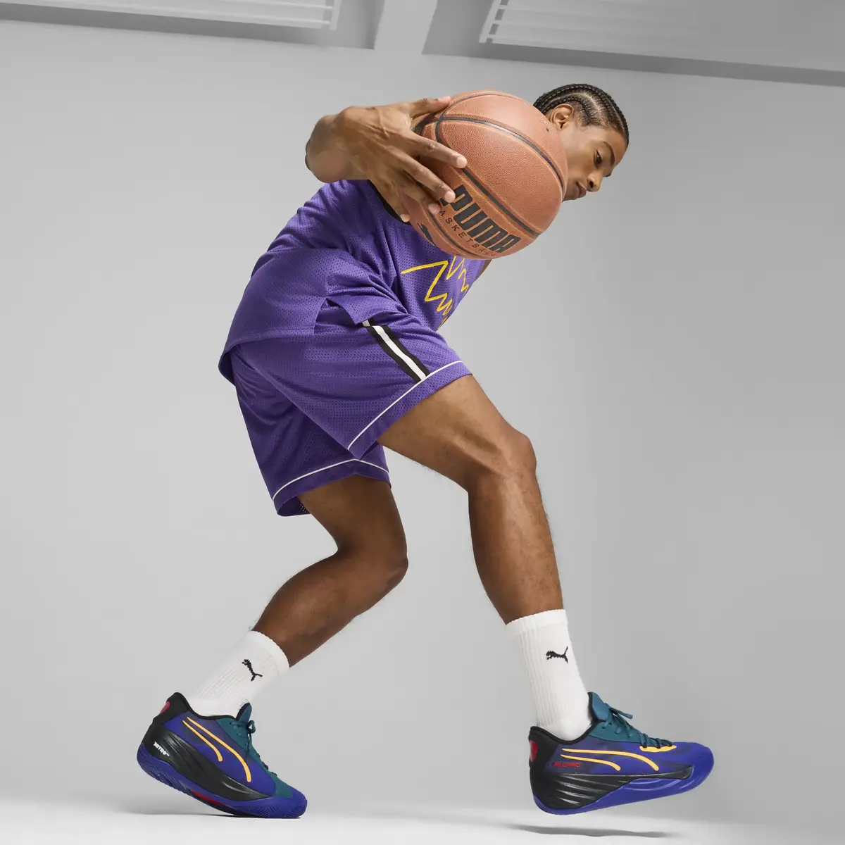 Puma All-Pro NITRO  Crowd Craze Lacivert Erkek Basketbol Ayakkabısı