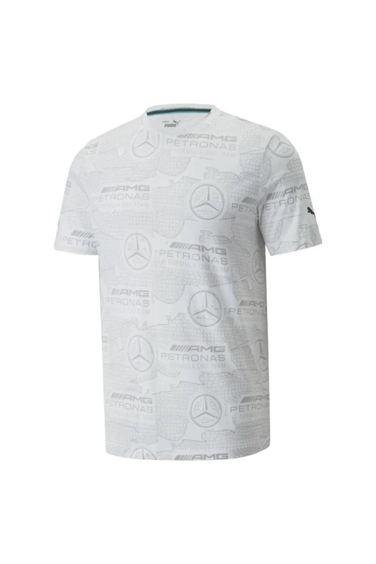 Puma Mapf1 Aop Logo Tee Beyaz Erkek T-Shirt