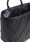 Calvin Klein CK WOVEN MEDIUM TOTE, BEH Siyah Kadın Çanta
