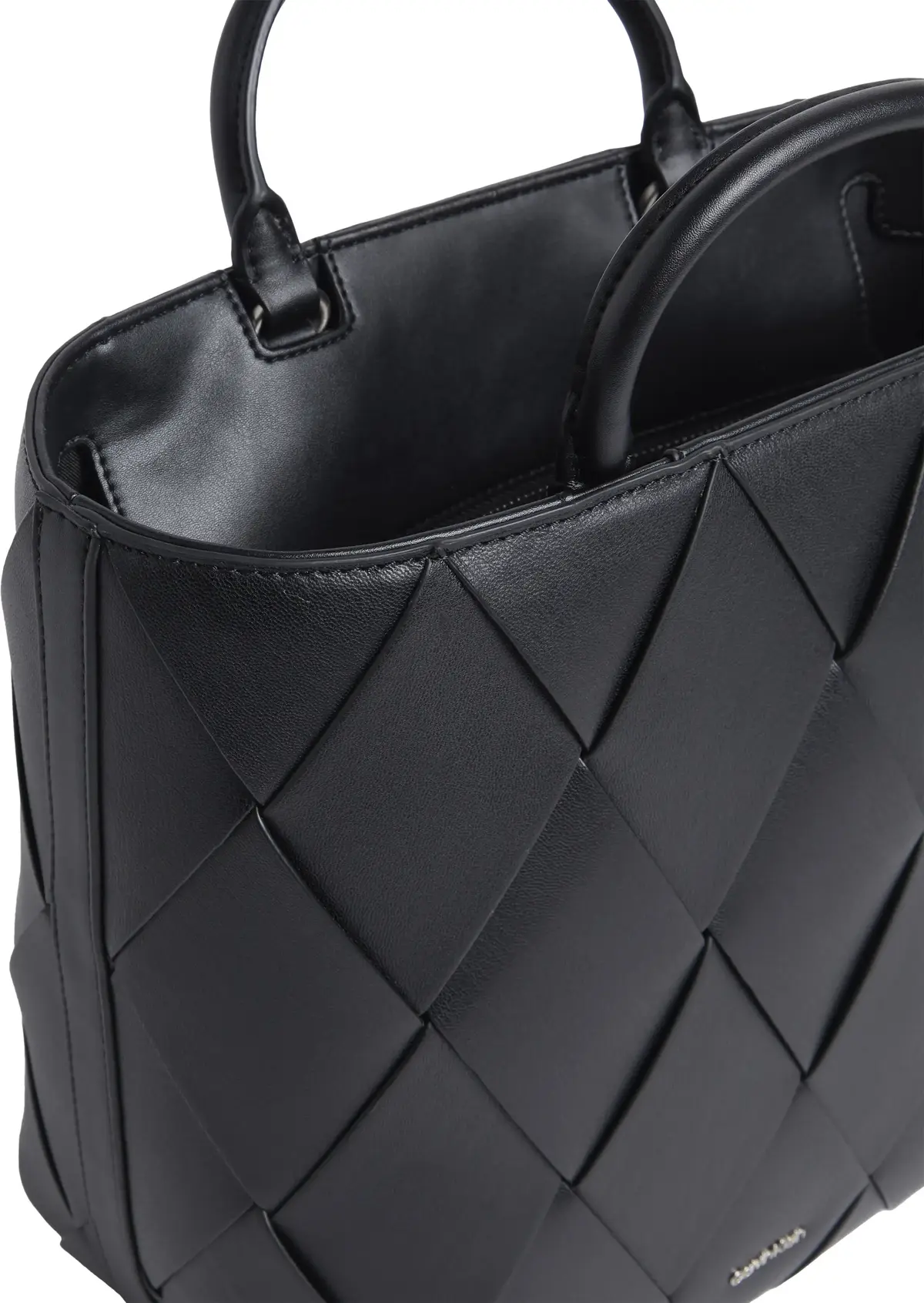 Calvin Klein CK WOVEN MEDIUM TOTE, BEH Siyah Kadın Çanta