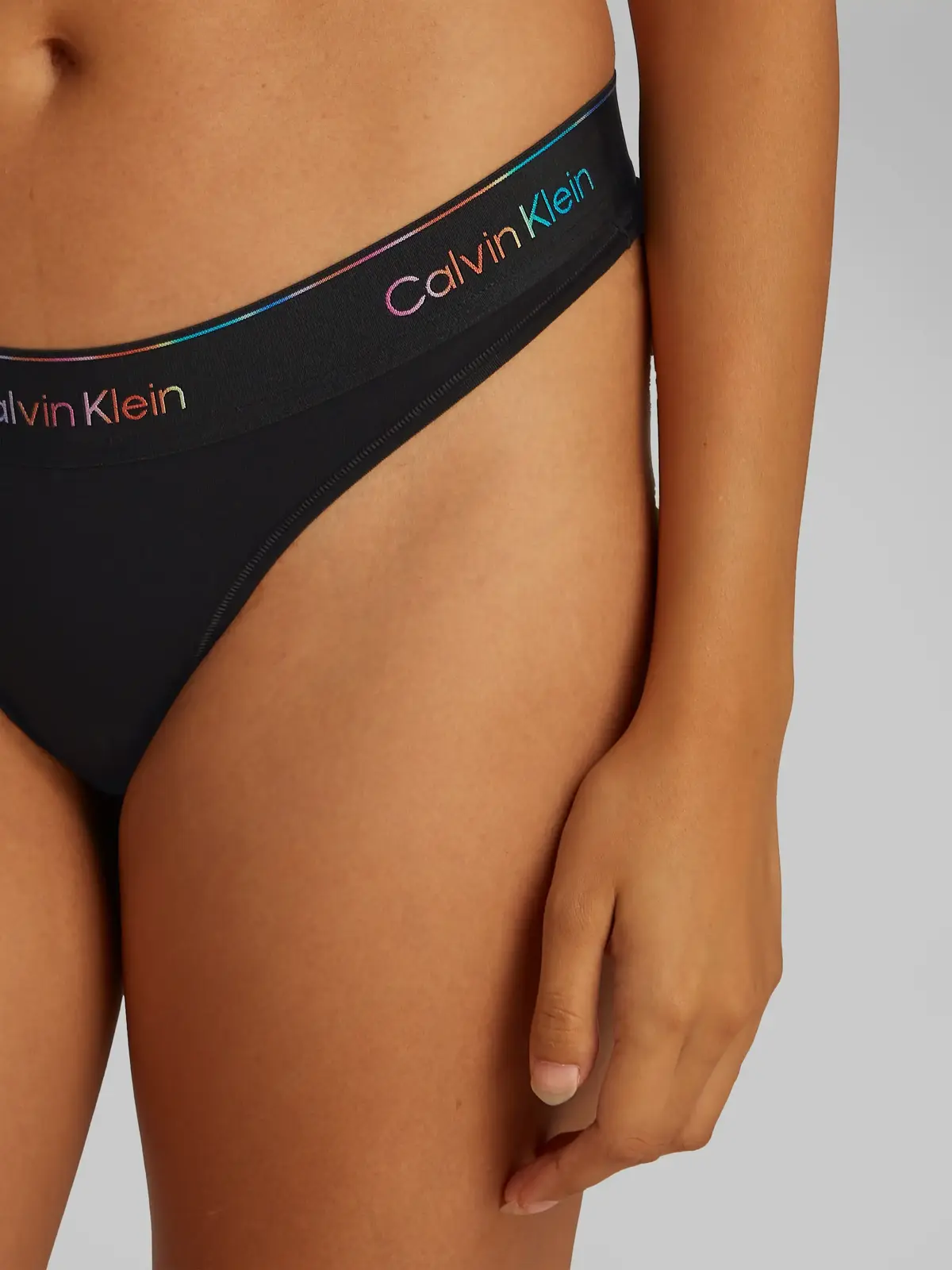 Calvin Klein THONG, UB1 Siyah Kadın G-string / Tanga