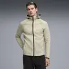 PUMA EVOSTRIPE FZ Hoodie DK Pebble Gray Bej Erkek Sweatshirt
