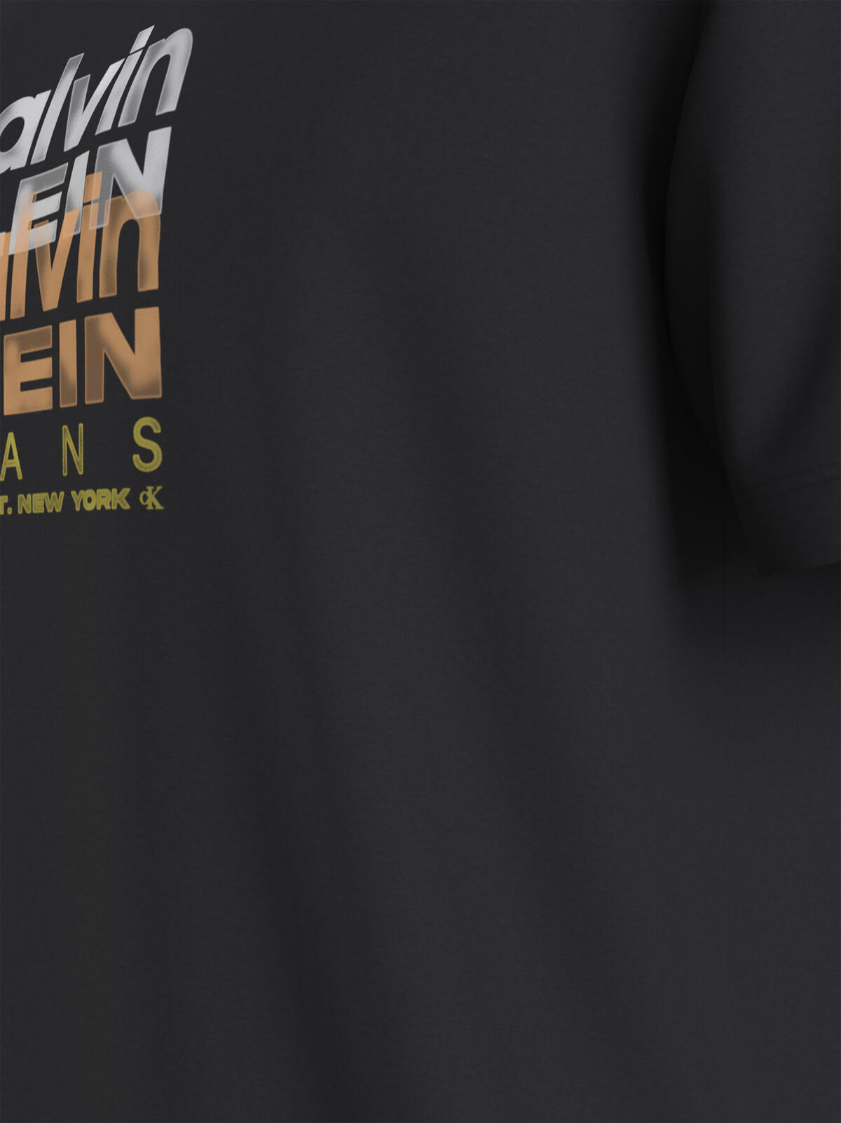 Calvin Klein REPEAT LOGO T-SHIRT Erkek Siyah T-Shirt