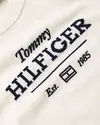 Tommy Hilfiger LOGO C-NECK SWEATER, Z00 Krem Kadın Sweatshirt