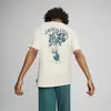 Puma GRAPHICS Grow Playful Tee Kırık Beyaz Erkek T-Shirt
