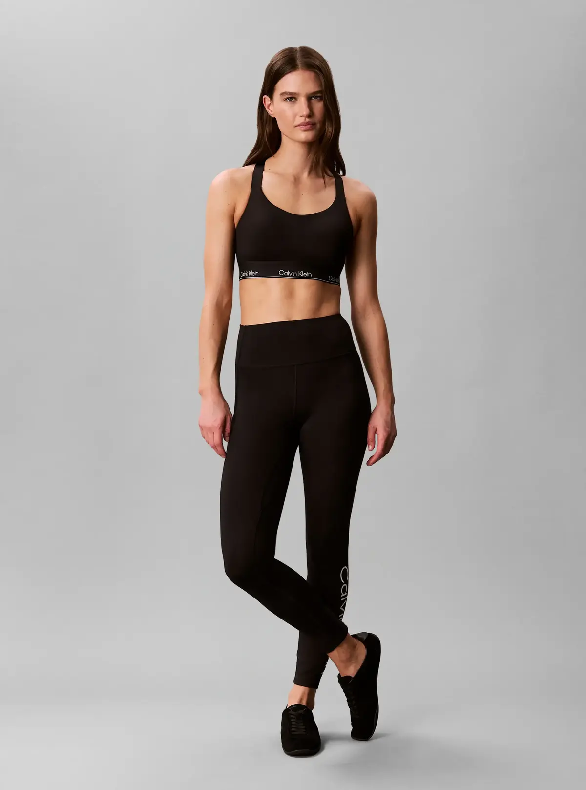 Calvin Klein MODERN SPORT HIGH SU, BAE Siyah Kadın Sporcu Sütyeni