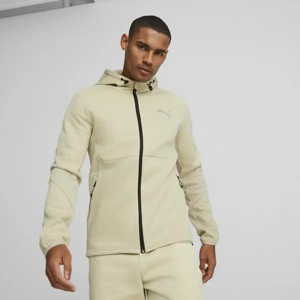 Puma EVOSTRIPE Full-Zip Hoodie DK Granola Erkek Fermuarlı Ceket
