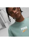 Puma Downtown Logo Tee Mavi Erkek Tişört